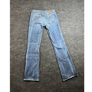 Armani Exchange a/x Women Dark Wash Denim Jeans Size 4 Straight Leg Made In USA